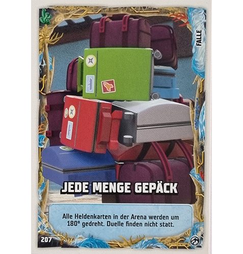 Lego Ninjago Serie 7 Trading Cards Geheimnisse der Tiefe - Nr 207 Jede Menge Gepäck