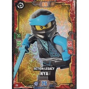 Lego Ninjago Serie 7 Trading Cards Geheimnisse der Tiefe -Nr 021 Action Legacy Nya