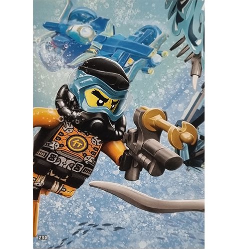 Lego Ninjago Serie 7 Trading Cards Geheimnisse der Tiefe - Nr 230 Puzzle