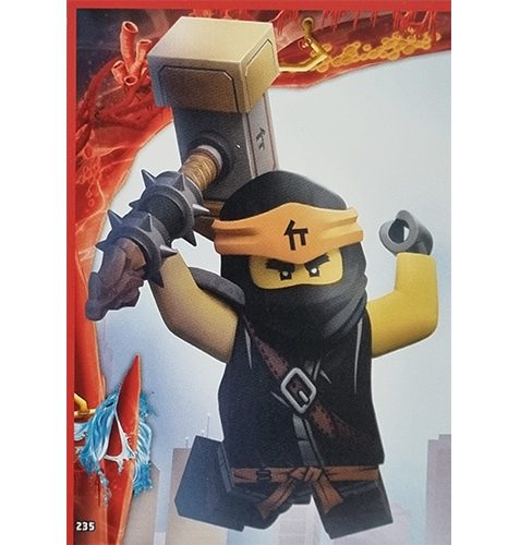Lego Ninjago Serie 7 Trading Cards Geheimnisse der Tiefe - Nr 235 Puzzle
