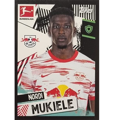 Topps Bundesliga Sticker Saison 2021/2022 Nr 283 Nordi Mukiele