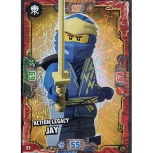 Lego Ninjago Serie 7 Trading Cards Geheimnisse der Tiefe - Nr 033 Action Legacy Jay