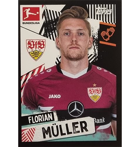 Topps Bundesliga Sticker Saison 2021/2022 Nr 392 Florian Müller