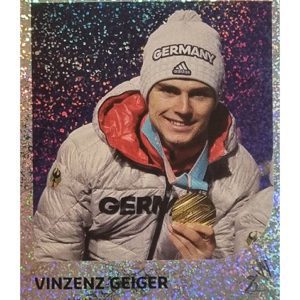 Panini Winterspiele 2022 Peking Sticker Nr 040 Vinzenz Geiger