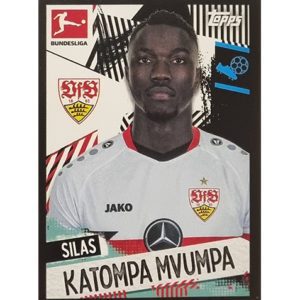 Topps Bundesliga Sticker Saison 2021/2022 Nr 404 Silas Katompa Mvumpa
