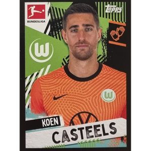 Topps Bundesliga Sticker Saison 2021/2022 Nr 414 Koen Casteels