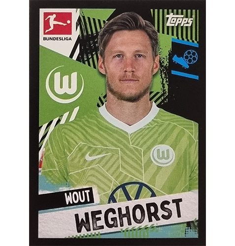 Topps Bundesliga Sticker Saison 2021/2022 Nr 427 Wout Weghorst