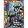 Lego Ninjago Serie 7 Trading Cards Geheimnisse der Tiefe - Nr 044 Unterwasser- Duo Jay & Nya