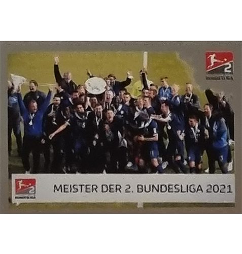 Topps Bundesliga Sticker Saison 2021/2022 Nr 445 Meister der 2 Bundesliga