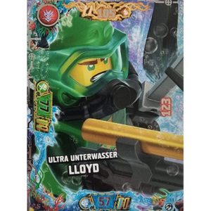Lego Ninjago Serie 7 Trading Cards Geheimnisse der Tiefe - Nr 005 Ultra Unterwasser LLoyd