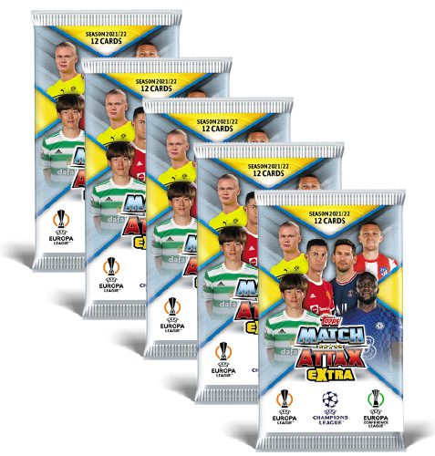 Topps Champions League Extra 2021/2022 - 5x Booster