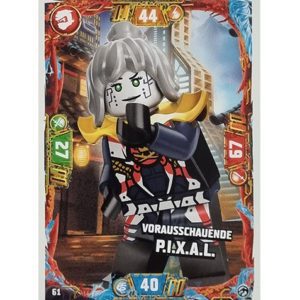 Lego Ninjago Serie 7 Trading Cards Geheimnisse der Tiefe - Nr 061 Vorausschauende P.I.X.A.L.