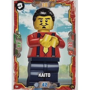 Lego Ninjago Serie 7 Trading Cards Geheimnisse der Tiefe - Nr 064 Kaito