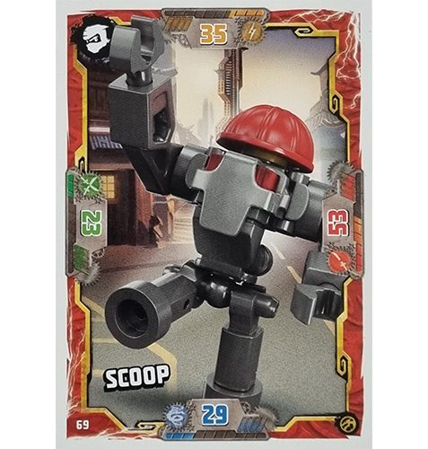 Lego Ninjago Serie 7 Trading Cards Geheimnisse der Tiefe - Nr 069 Scoop