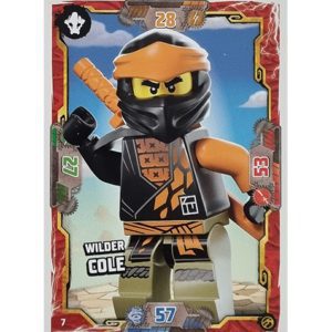 Lego Ninjago Serie 7 Trading Cards Geheimnisse der Tiefe -Nr 007 Wilder Cole