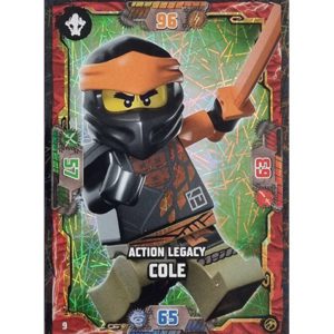 Lego Ninjago Serie 7 Trading Cards Geheimnisse der Tiefe -Nr 009 Action Legacy Cole