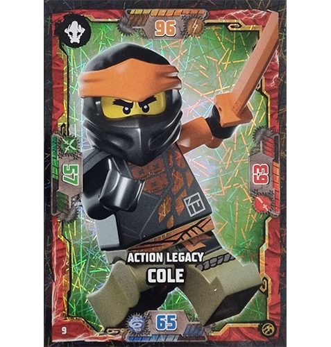 Lego Ninjago Serie 7 Trading Cards Geheimnisse der Tiefe -Nr 009 Action Legacy Cole