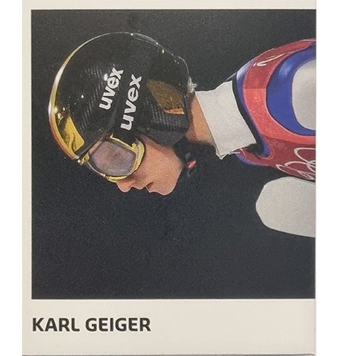 Panini Winterspiele 2022 Peking Sticker - Nr 098 Karl Geiger