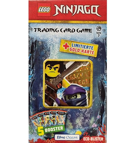 Lego Ninjago Serie 7 Trading Cards Geheimnisse der Tiefe - 1x Blister LE 25 Epischer Cole vs Geist