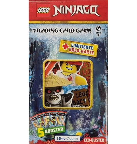 Lego Ninjago Serie 7 Trading Cards Geheimnisse der Tiefe - 1x Blister LE 26 Epischer Kai vs Wyplash