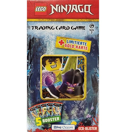 Lego Ninjago Serie 7 Trading Cards Geheimnisse der Tiefe - 1x Blister LE 27 Epischer Jay vs Overlord