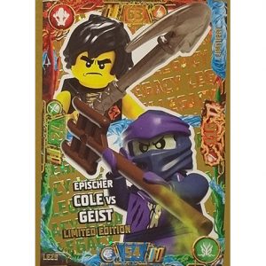 Lego Ninjago Serie 7 Trading Cards Geheimnisse der Tiefe - LE 25 Epischer Cole vs Geist