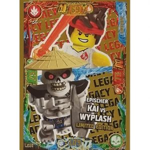 Lego Ninjago Serie 7 Trading Cards Geheimnisse der Tiefe - LE 26 Epischer Kai vs Wyplash