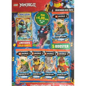 Lego Ninjago Serie 7 Trading Cards Geheimnisse der Tiefe - 1x Multipack LE 13 Unterwasser Duo Nya & Jay