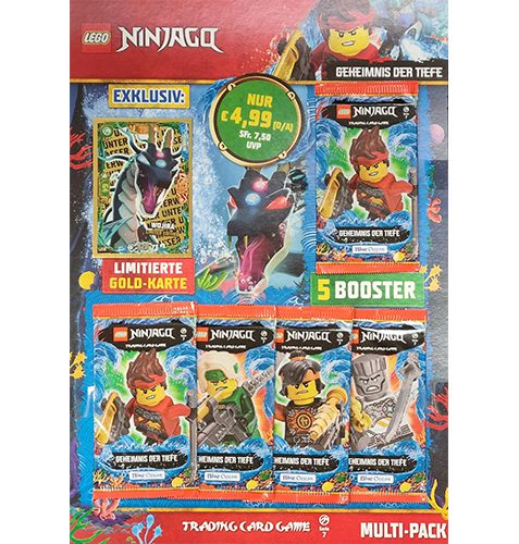Lego Ninjago Serie 7 Trading Cards Geheimnisse der Tiefe - 1x Multipack LE 15 Wojira