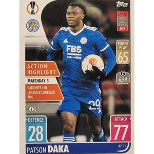 Topps Champions League Extra 2021/2022 AH 11 Patson Daka