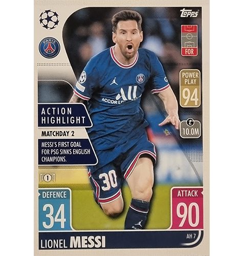 Topps Champions League Extra 2021/2022 AH 07 Lionel Messi
