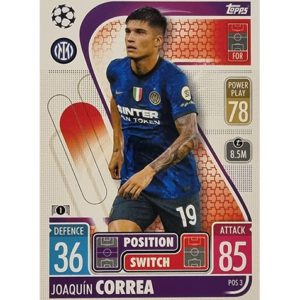 Topps Champions League Extra 2021/2022 POS 3 Joaquin Correa