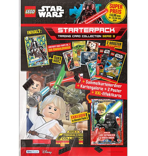 Lego Star Wars Trading Cards Serie 2 Starterpack Multipack Booster Sammelkarten 
