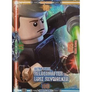 LEGO Star Wars Serie 3 Trading Cards - Nr 004 Ultra Duell Heldenhafter Luke Skywalker