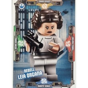LEGO Star Wars Serie 3 Trading Cards - Nr 006 Rebell Leia Organa