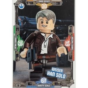 LEGO Star Wars Serie 3 Trading Cards - Nr 011 Weiser Han Solo