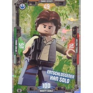 LEGO Star Wars Serie 3 Trading Cards - Nr 012 Entschlossener Han Solo