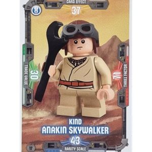 LEGO Star Wars Serie 3 Trading Cards - Nr 017 Kind Anakin Skywalker