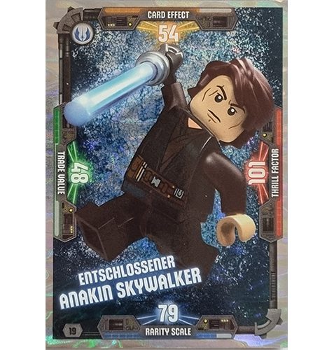 LEGO Star Wars Serie 3 Trading Cards - Nr 019 Entschlossener Anakin Skywalker
