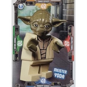 LEGO Star Wars Serie 3 Trading Cards - Nr 022 Meister Yoda