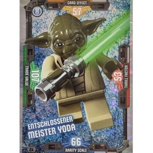 LEGO Star Wars Serie 3 Trading Cards - Nr 024 Entschlossener Meister Yoda