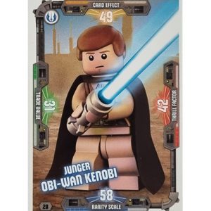 LEGO Star Wars Serie 3 Trading Cards - Nr 028 Junger Obi-Wan Kenobi