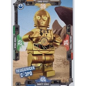 LEGO Star Wars Serie 3 Trading Cards - Nr 043 Neugieriger C-3PO