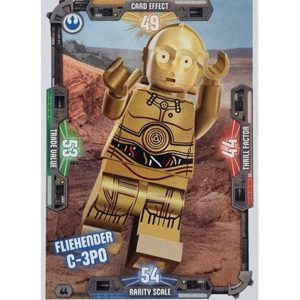 LEGO Star Wars Serie 3 Trading Cards - Nr 044 Fliehender C-3PO