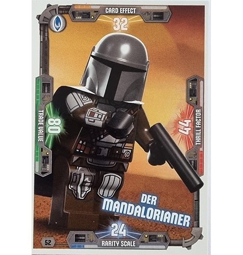 LEGO Star Wars Serie 3 Trading Cards - Nr 052 Der Mandalorianer