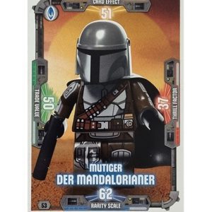 LEGO Star Wars Serie 3 Trading Cards - Nr 053 Mutiger Der Mandalorianer