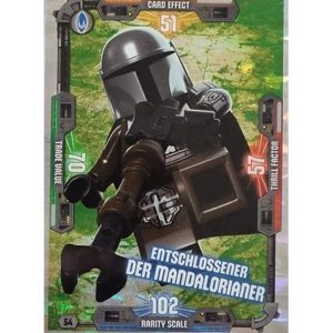 LEGO Star Wars Serie 3 Trading Cards - Nr 054 Entschlossener Der Mandalorianer