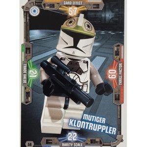 LEGO Star Wars Serie 3 Trading Cards - Nr 056 Mutiger Klontruppler