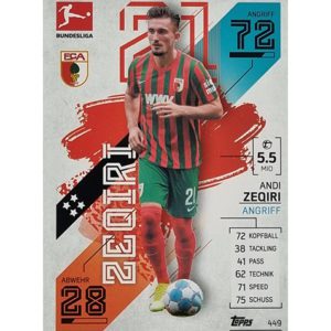 Topps Match Attax Extra 2021/22 Bundesliga - 449 Andi Zeqiri