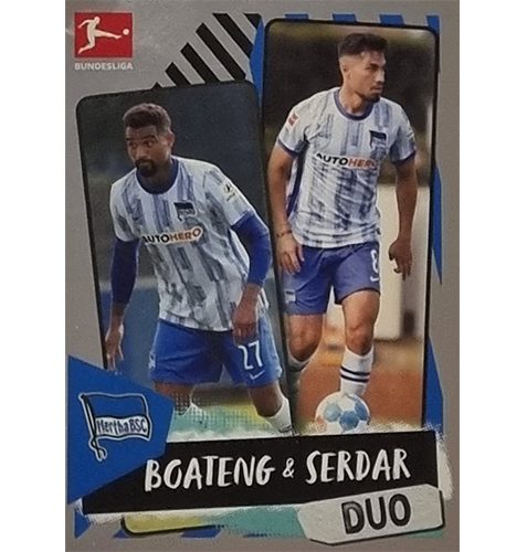 Topps Bundesliga Sticker Saison 2021/2022 Nr 059 Boateng & Serdar Duo
